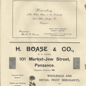PENZANCE OLD DOCUMENTS FOUND IN ATTIC IN TOLVER RD