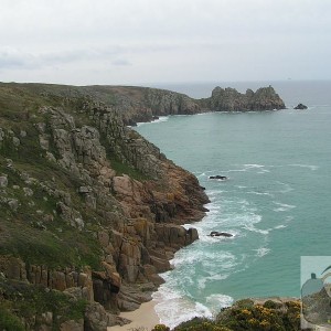 Porthcurno cliff side