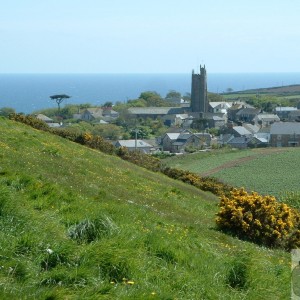 View of Paul Village from the old Penlee Quarry dump