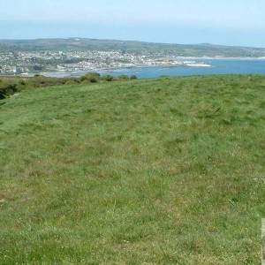 View of Penzance from old Penlee Quarry dump