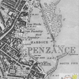 1875 OS Map Pz Harbour