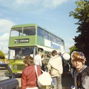 Old Green Bus
