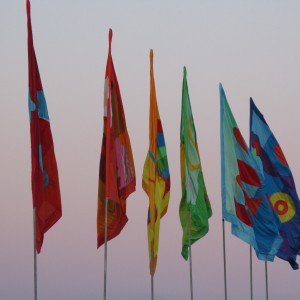 Golowan flags 2009