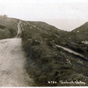 Penberth Valley franked postcard 7th Jan 1929