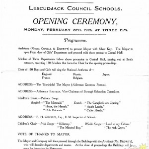Lescudjack Opening Ceremony