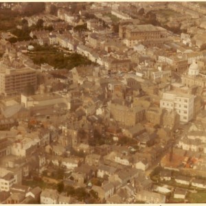 Aerial Shot of Penzance aimed at North Parade