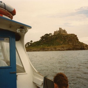Another view of St. Michael's Mount, including our vessel