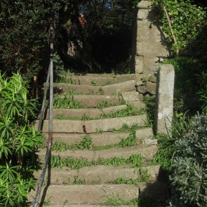 Churchyard steps, Gulval