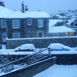 Winter comes early to Penzance - 9 a.m., 2 Dec'10