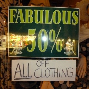 50% of clothes orshould we be naked?