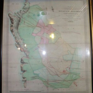 Botallack & Roscommon Mine Map in the Star Inn, St Just - 06/02/09