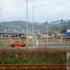 The building of Tesco