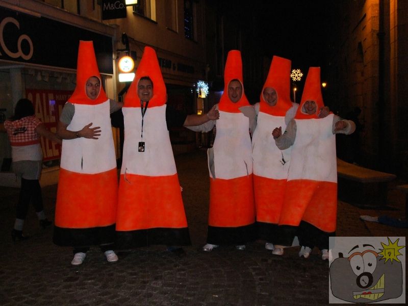 Bunch of cone heads