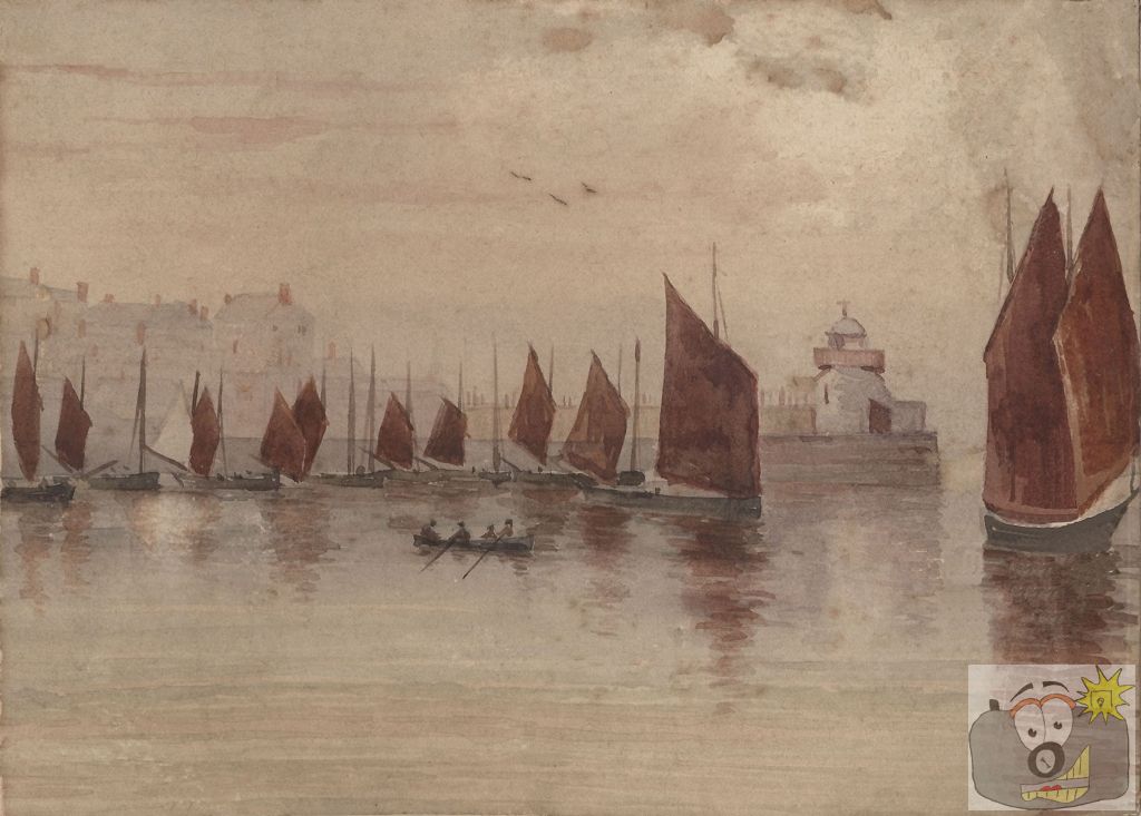 St Ives Harbour 1880