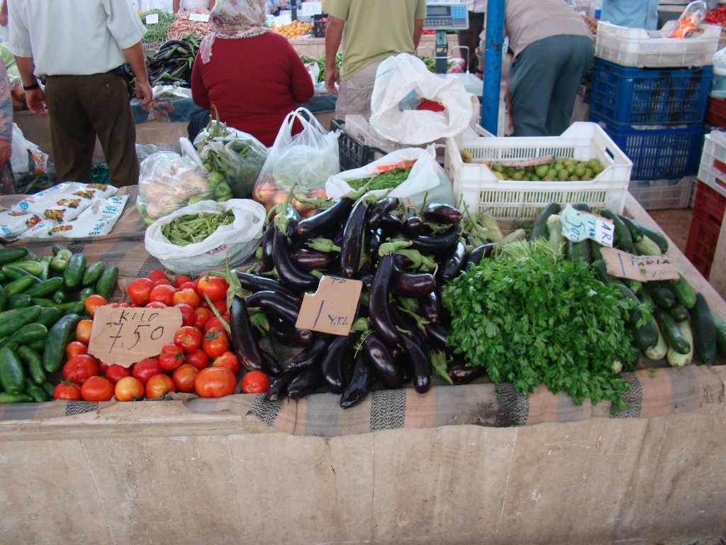 The local Tuesday/Friday fruit and veg market
