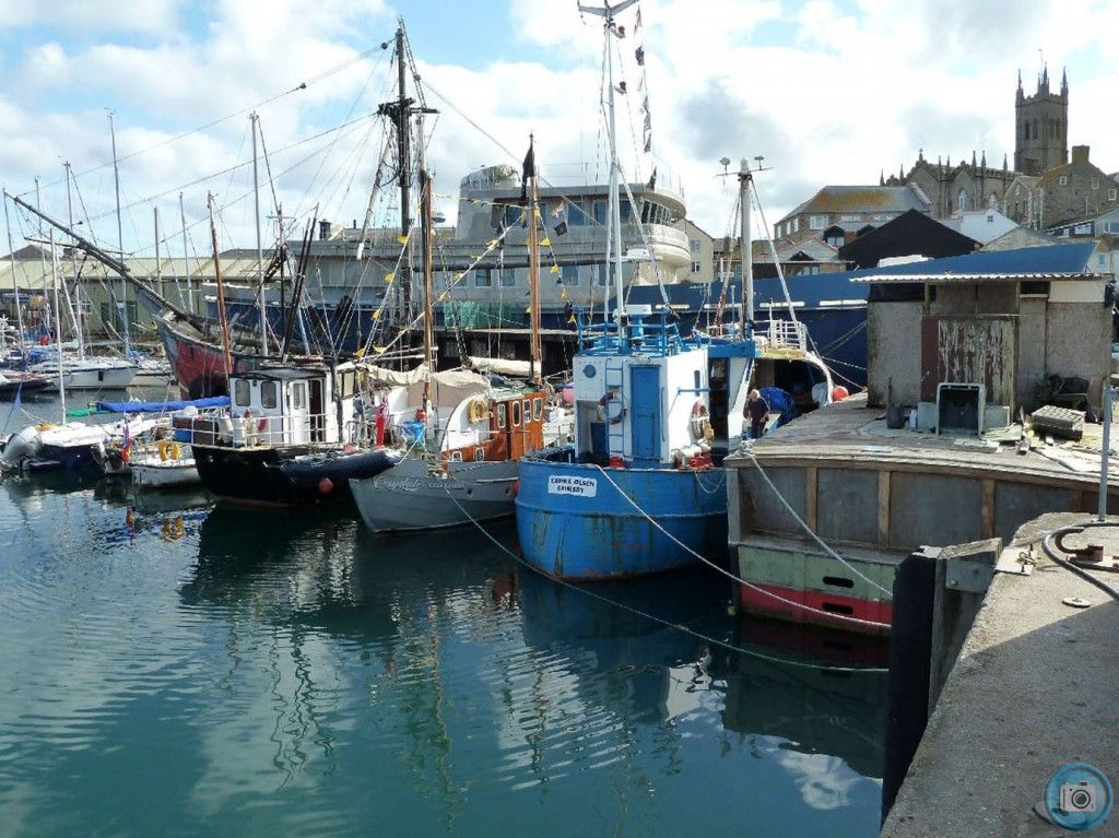 View from the side of the Wet Dock, Penzance